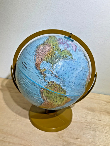 Vintage replogle world ocean - world,